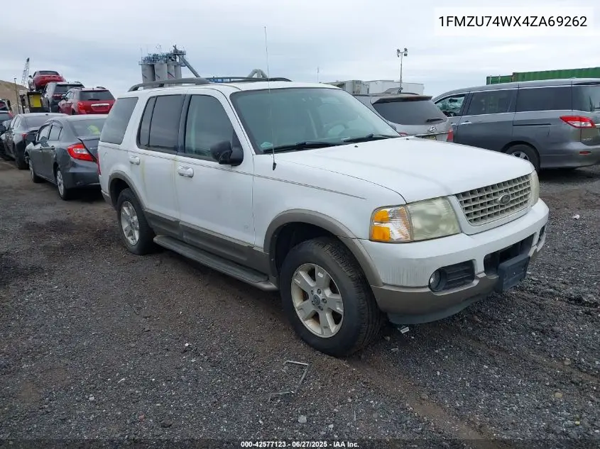 2004 Ford Explorer Eddie Bauer VIN: 1FMZU74WX4ZA69262 Lot: 42577123