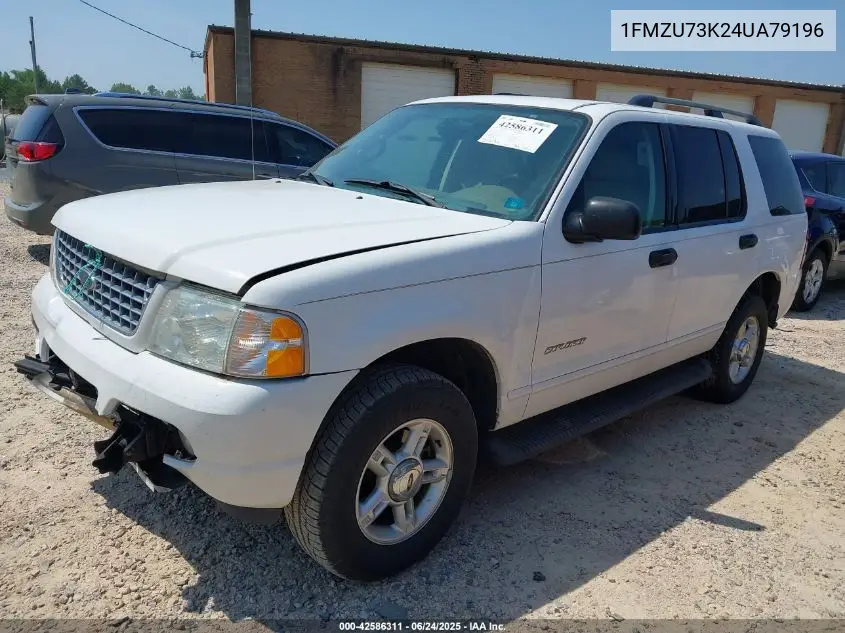 2004 Ford Explorer Nbx/Xlt VIN: 1FMZU73K24UA79196 Lot: 42586311