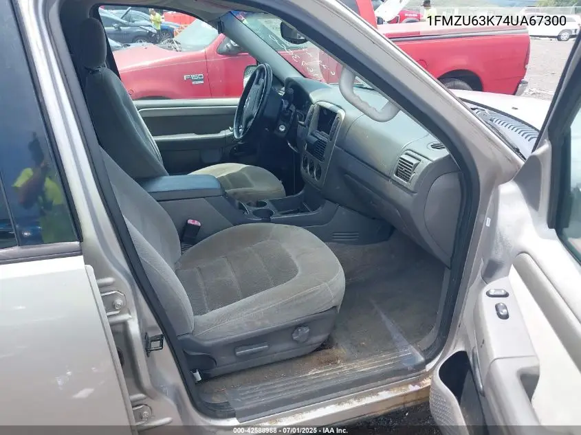 2004 Ford Explorer Xlt VIN: 1FMZU63K74UA67300 Lot: 42588988