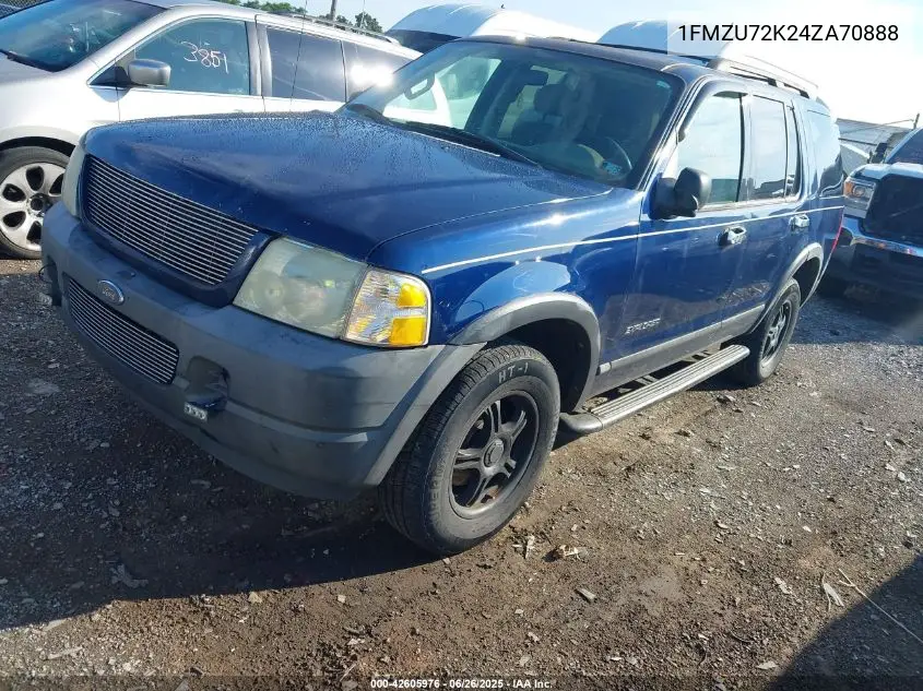 2004 Ford Explorer Xls VIN: 1FMZU72K24ZA70888 Lot: 42605976