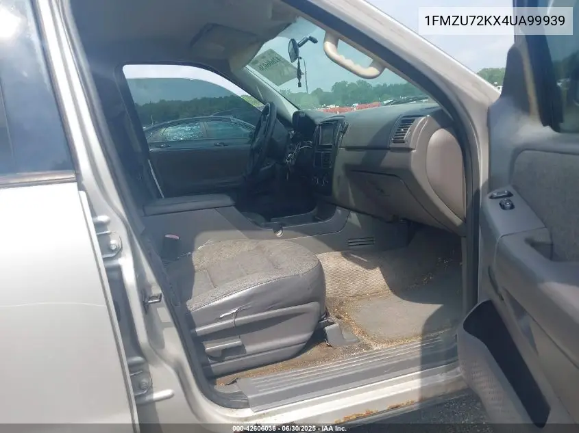 2004 Ford Explorer Xls VIN: 1FMZU72KX4UA99939 Lot: 42606036