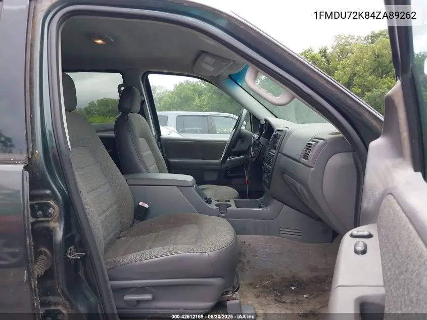 2004 Ford Explorer Xls VIN: 1FMDU72K84ZA89262 Lot: 42612169