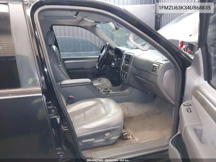 2004 Ford Explorer Xlt VIN: 1FMZU63K34UB68835 Lot: 42627689