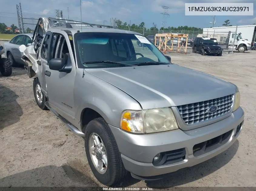 2004 Ford Explorer Xlt VIN: 1FMZU63K24UC23971 Lot: 42649022