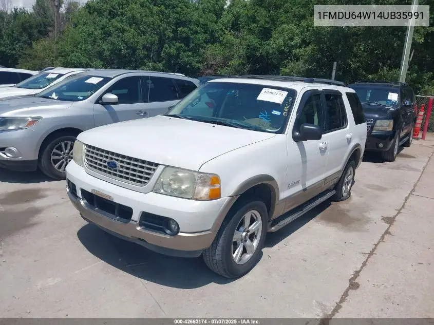 2004 Ford Explorer Eddie Bauer VIN: 1FMDU64W14UB35991 Lot: 42663174