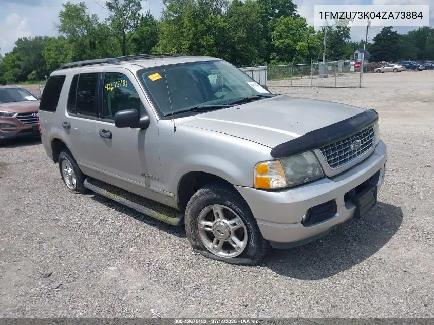 2004 Ford Explorer Nbx/Xlt VIN: 1FMZU73K04ZA73884 Lot: 42675183