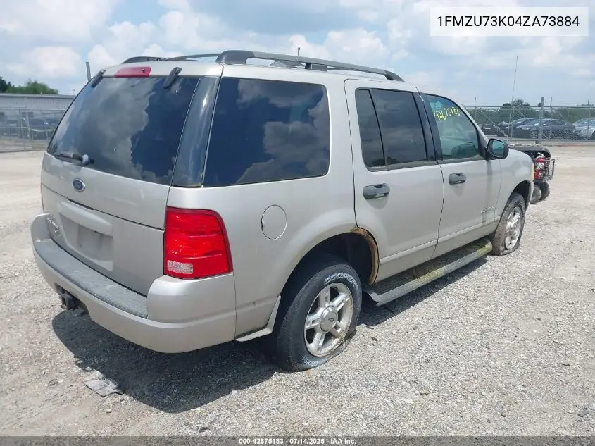 2004 Ford Explorer Nbx/Xlt VIN: 1FMZU73K04ZA73884 Lot: 42675183