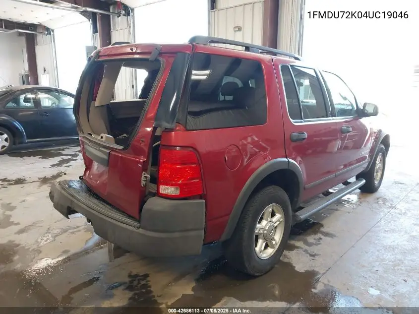 2004 Ford Explorer Xls VIN: 1FMDU72K04UC19046 Lot: 42686113