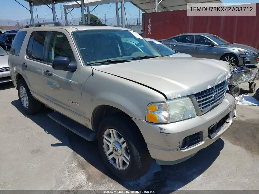2004 Ford Explorer Nbx/Xlt VIN: 1FMDU73KX4ZA33712 Lot: 42713435