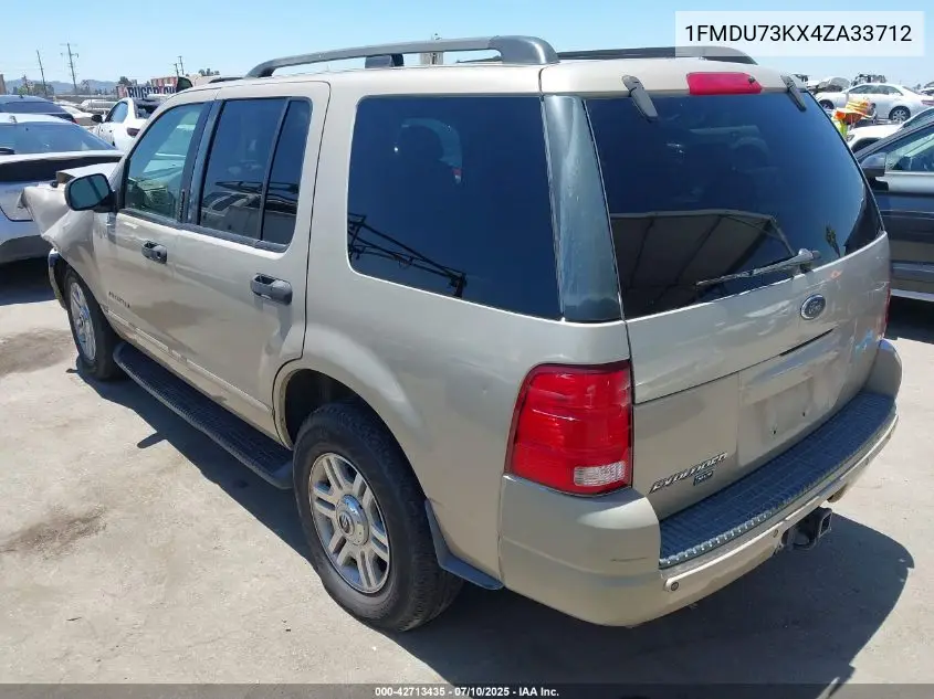2004 Ford Explorer Nbx/Xlt VIN: 1FMDU73KX4ZA33712 Lot: 42713435