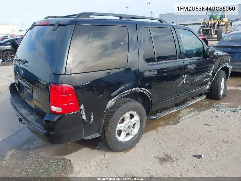 2004 Ford Explorer Xlt/Xlt Sport/Nbx VIN: 1FMZU63K44UC36060 Lot: 42714826