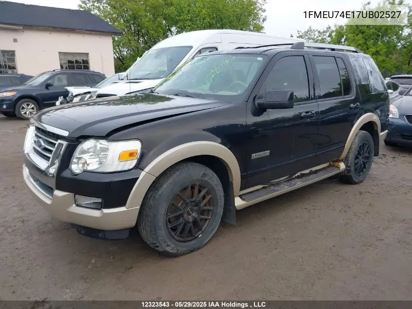 2007 Ford Explorer VIN: 1FMEU74E17UB02527 Lot: 12323543