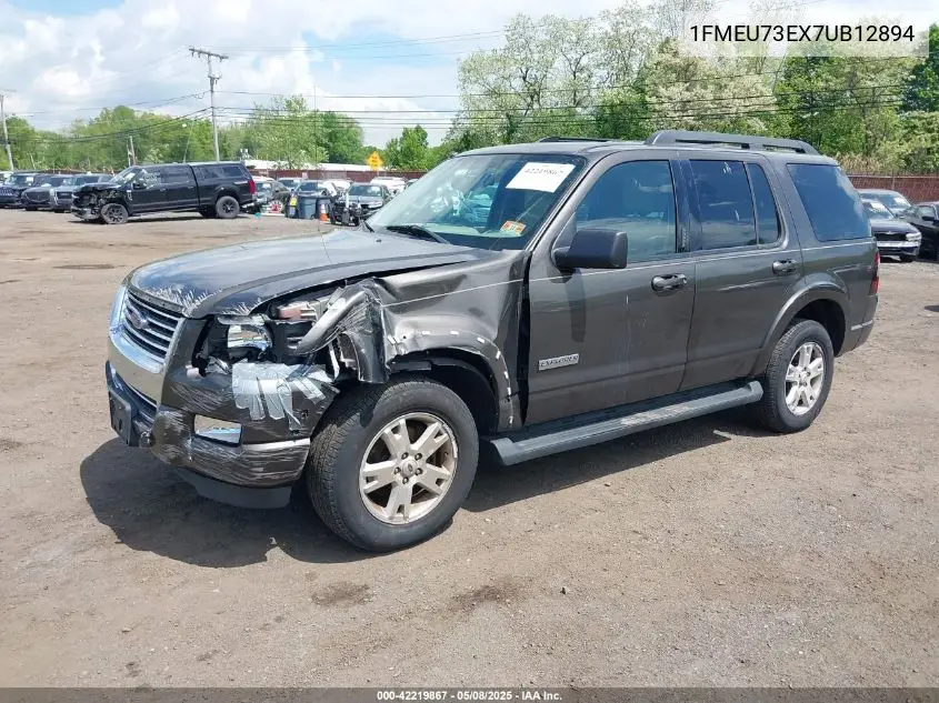 2007 Ford Explorer Xlt VIN: 1FMEU73EX7UB12894 Lot: 42219867
