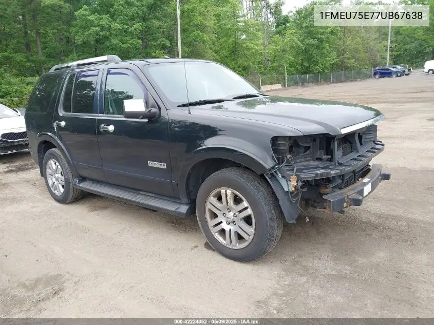 2007 Ford Explorer Limited VIN: 1FMEU75E77UB67638 Lot: 42224852