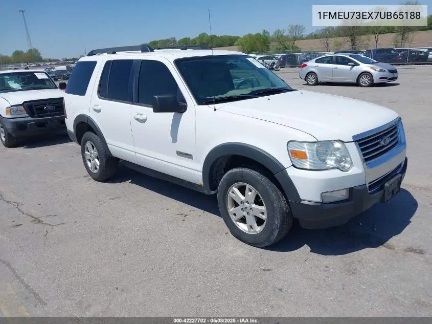 2007 Ford Explorer Xlt VIN: 1FMEU73EX7UB65188 Lot: 42227702