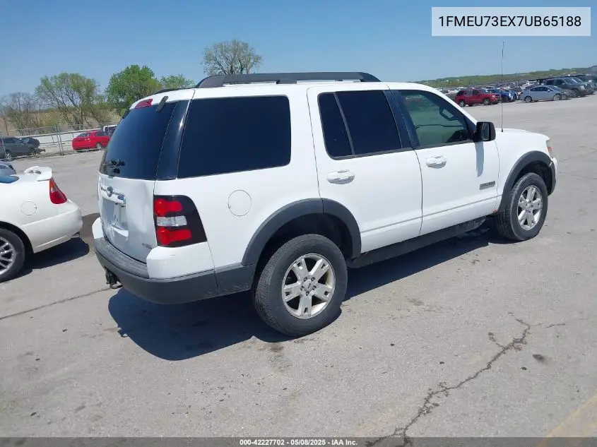 2007 Ford Explorer Xlt VIN: 1FMEU73EX7UB65188 Lot: 42227702