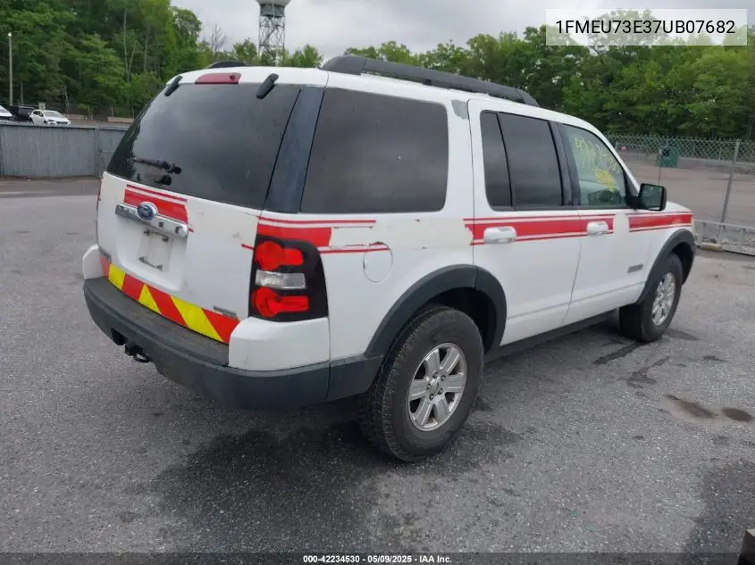 2007 Ford Explorer Xlt VIN: 1FMEU73E37UB07682 Lot: 42234530