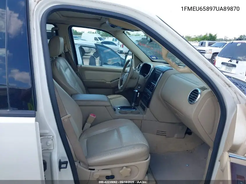 2007 Ford Explorer Limited VIN: 1FMEU65897UA89870 Lot: 42235062