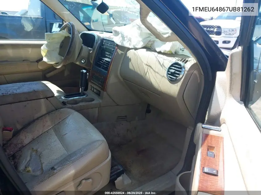 2007 Ford Explorer Eddie Bauer VIN: 1FMEU64867UB81262 Lot: 42558524