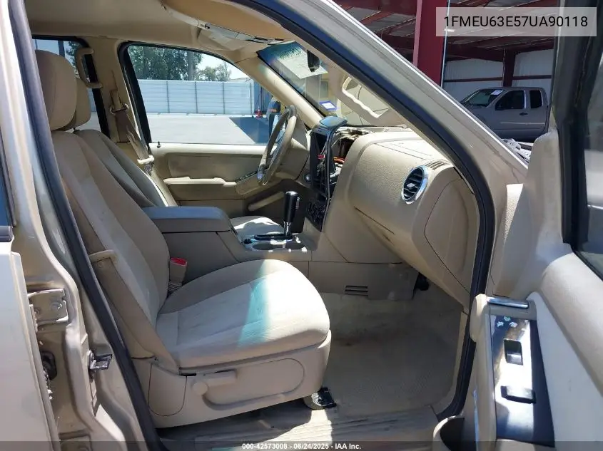 2007 Ford Explorer Xlt VIN: 1FMEU63E57UA90118 Lot: 42573008