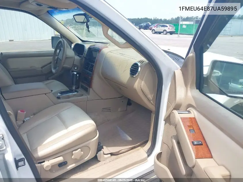 2007 Ford Explorer Eddie Bauer VIN: 1FMEU64E87UA59895 Lot: 42586149