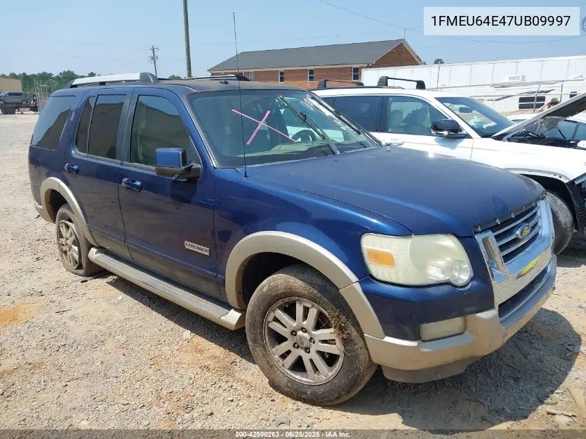2007 Ford Explorer Eddie Bauer VIN: 1FMEU64E47UB09997 Lot: 42590263