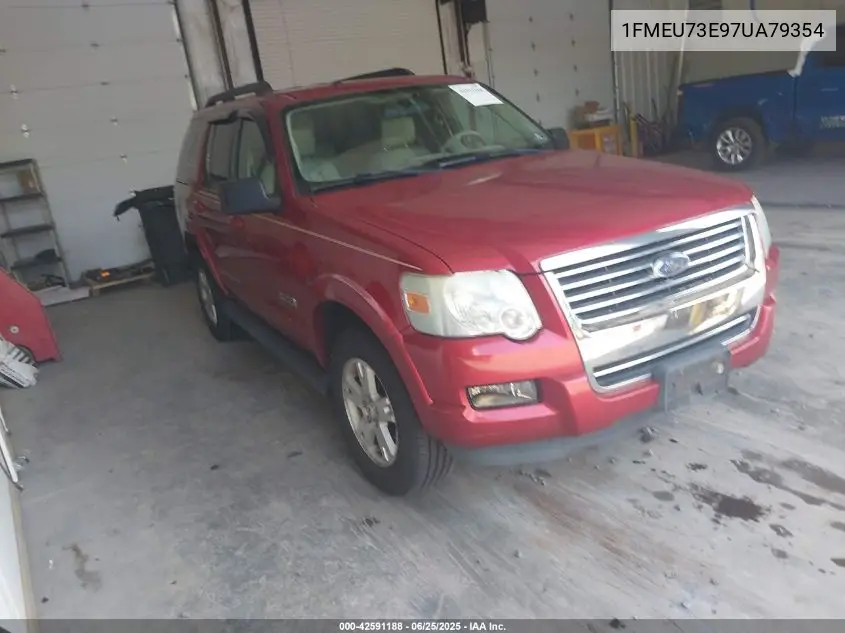 2007 Ford Explorer Xlt VIN: 1FMEU73E97UA79354 Lot: 42591188
