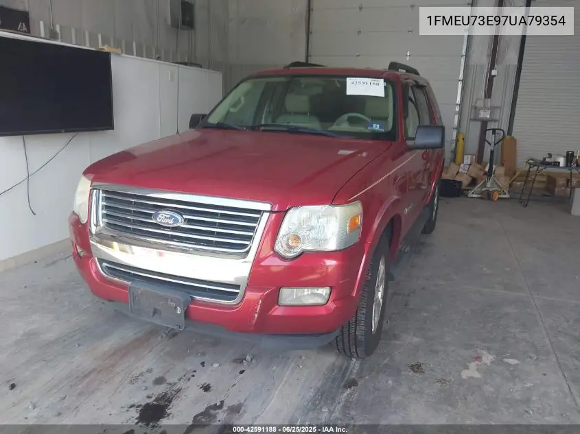 2007 Ford Explorer Xlt VIN: 1FMEU73E97UA79354 Lot: 42591188