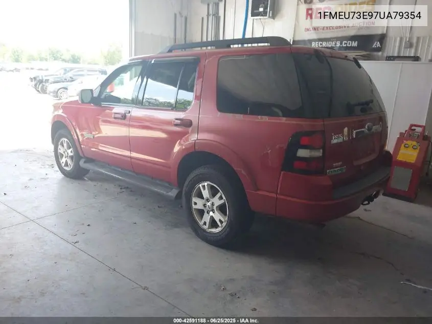 2007 Ford Explorer Xlt VIN: 1FMEU73E97UA79354 Lot: 42591188
