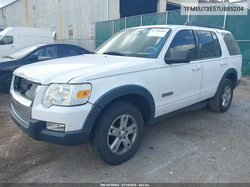 2007 Ford Explorer Xlt VIN: 1FMEU73E57UB85204 Lot: 42750465