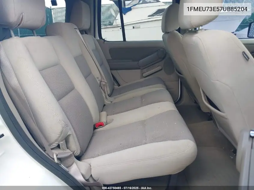 2007 Ford Explorer Xlt VIN: 1FMEU73E57UB85204 Lot: 42750465