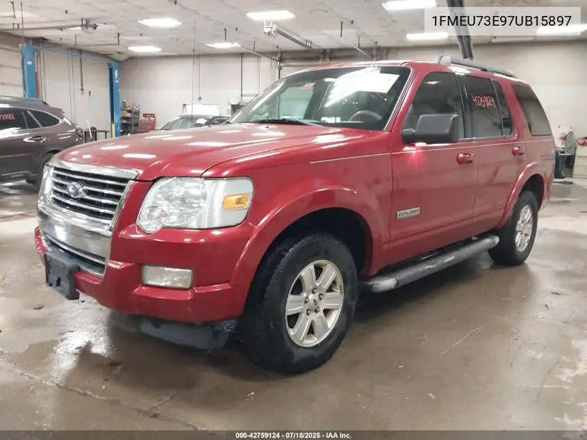 2007 Ford Explorer Xlt VIN: 1FMEU73E97UB15897 Lot: 42759124