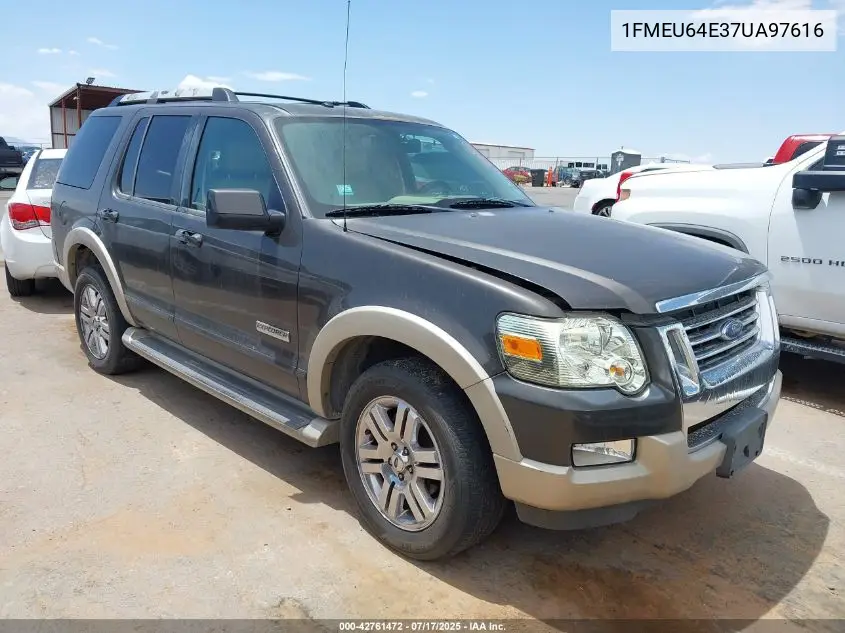 2007 Ford Explorer Eddie Bauer VIN: 1FMEU64E37UA97616 Lot: 42761472