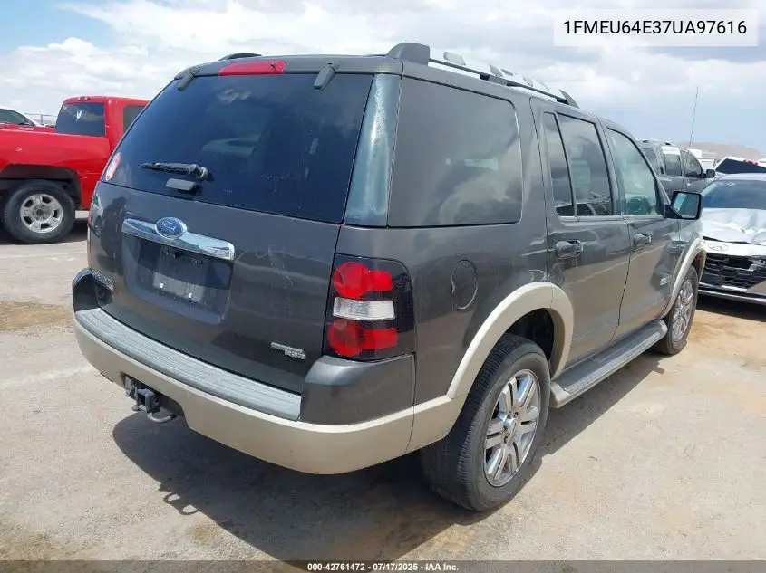 2007 Ford Explorer Eddie Bauer VIN: 1FMEU64E37UA97616 Lot: 42761472