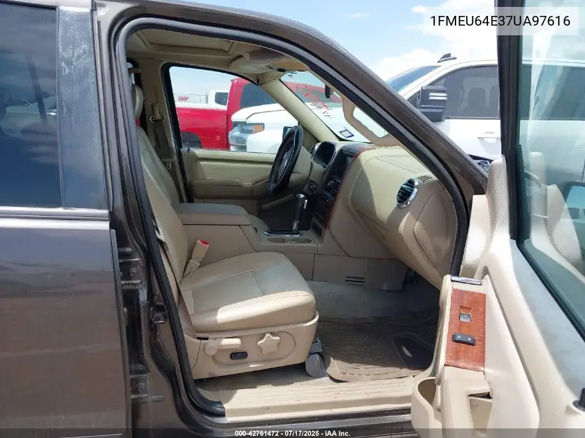 2007 Ford Explorer Eddie Bauer VIN: 1FMEU64E37UA97616 Lot: 42761472