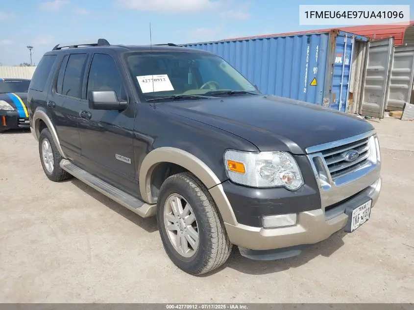 2007 Ford Explorer Eddie Bauer VIN: 1FMEU64E97UA41096 Lot: 42770912