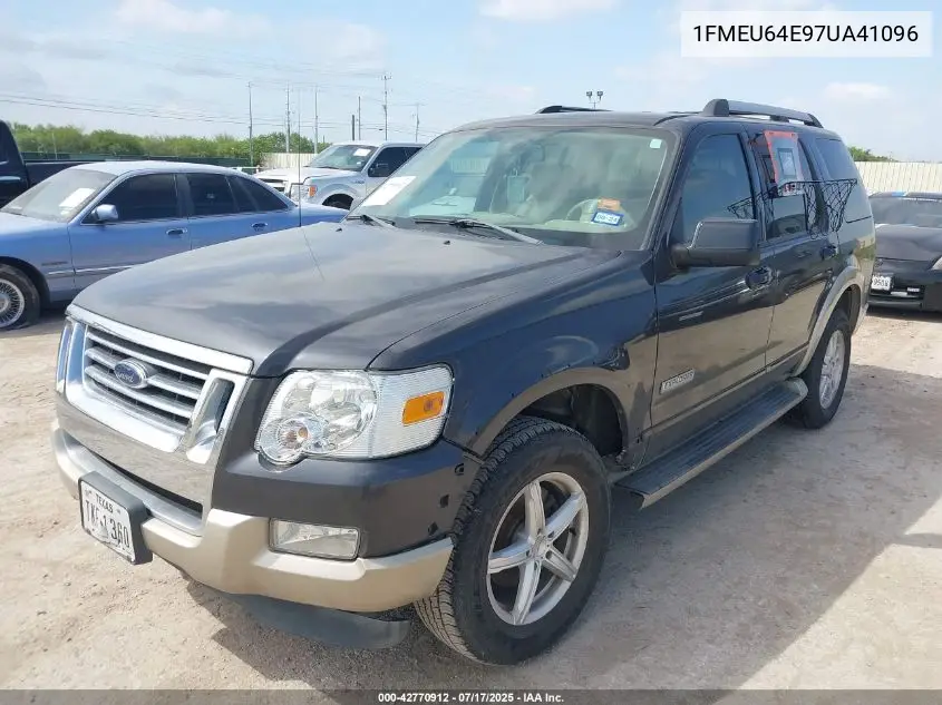 2007 Ford Explorer Eddie Bauer VIN: 1FMEU64E97UA41096 Lot: 42770912