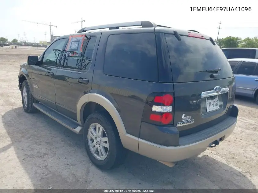 2007 Ford Explorer Eddie Bauer VIN: 1FMEU64E97UA41096 Lot: 42770912