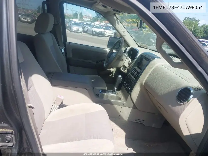 2007 Ford Explorer Xlt VIN: 1FMEU73E47UA98054 Lot: 42794852