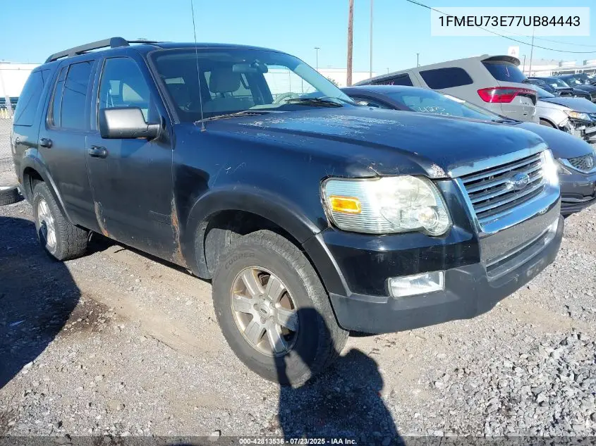 2007 Ford Explorer Xlt VIN: 1FMEU73E77UB84443 Lot: 42813536