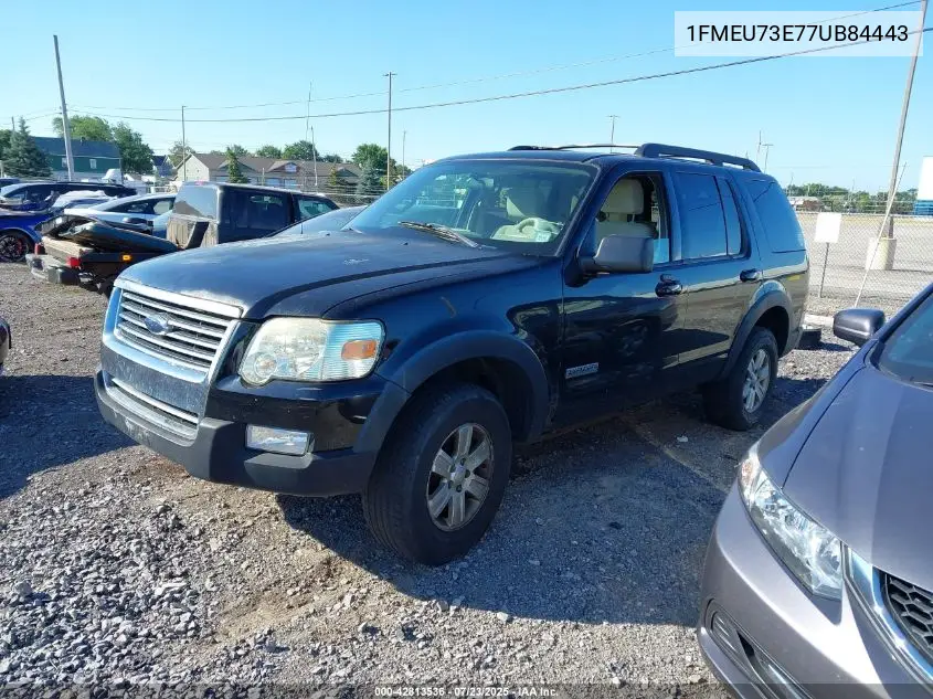 2007 Ford Explorer Xlt VIN: 1FMEU73E77UB84443 Lot: 42813536