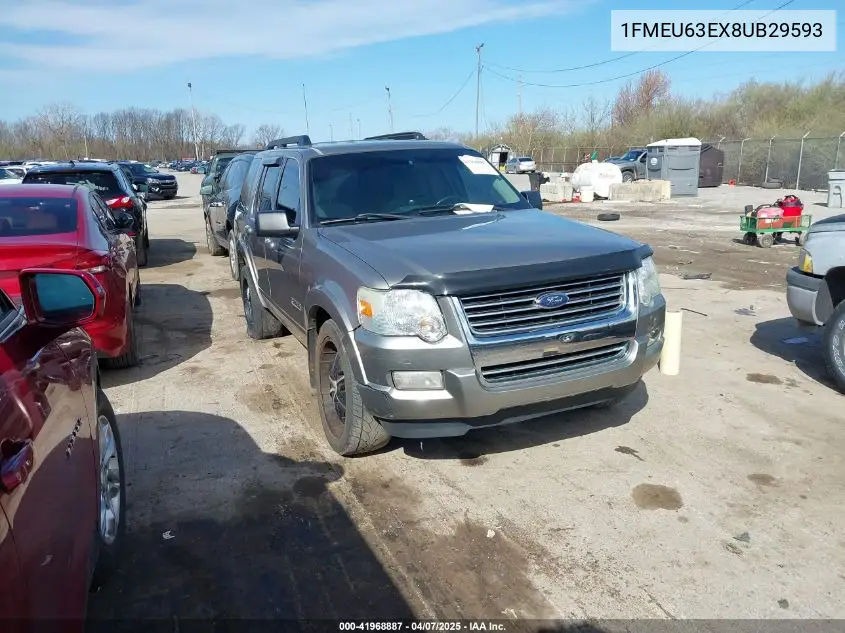 2008 Ford Explorer Xlt VIN: 1FMEU63EX8UB29593 Lot: 41968887