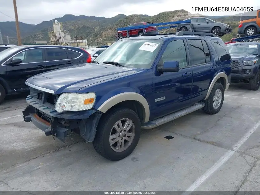 2008 Ford Explorer Eddie Bauer VIN: 1FMEU64E58UA04659 Lot: 42013830