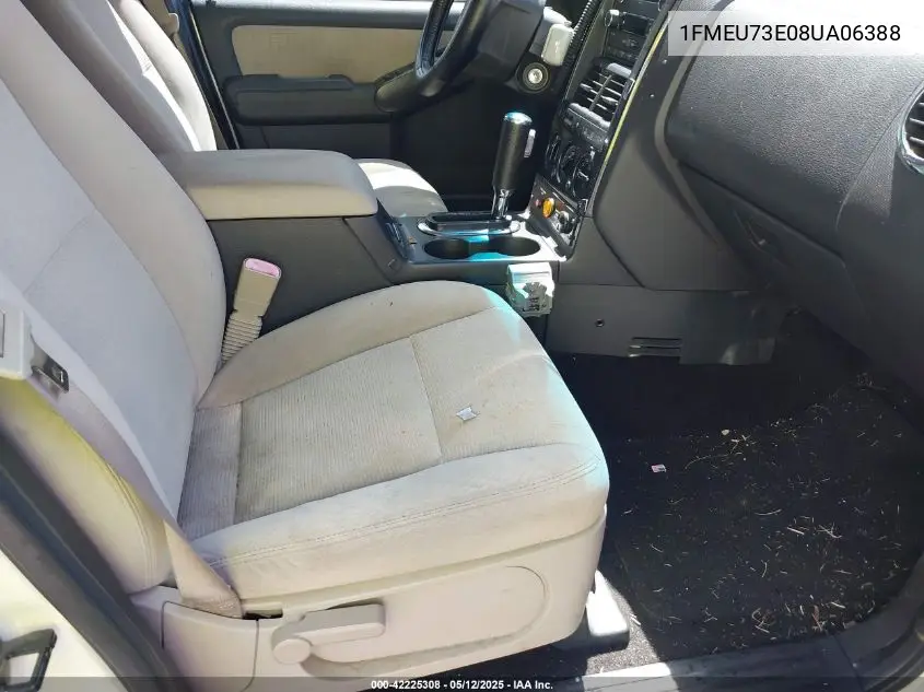 2008 Ford Explorer Xlt VIN: 1FMEU73E08UA06388 Lot: 42225308