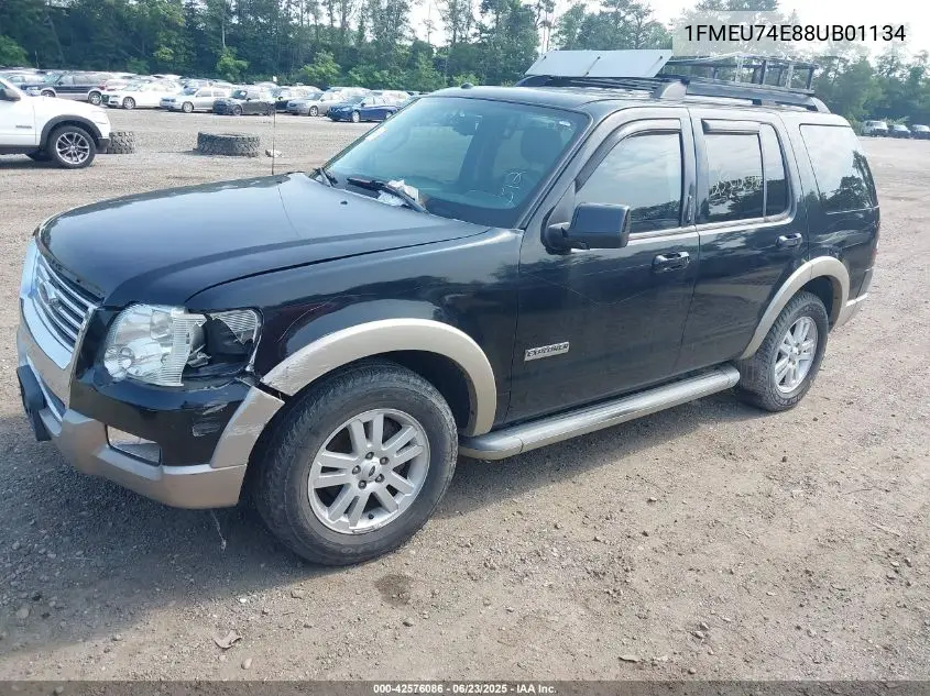 2008 Ford Explorer Eddie Bauer VIN: 1FMEU74E88UB01134 Lot: 42576086