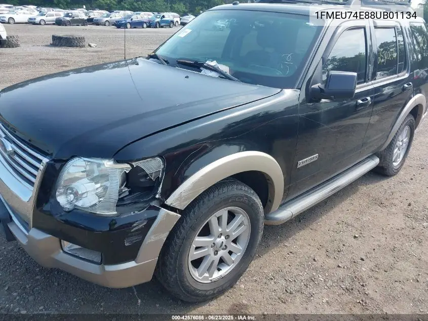 2008 Ford Explorer Eddie Bauer VIN: 1FMEU74E88UB01134 Lot: 42576086