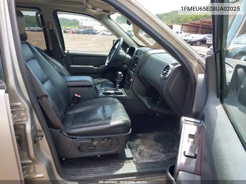 2008 Ford Explorer Limited VIN: 1FMEU65E08UA02025 Lot: 42593002