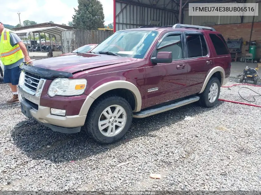 2008 Ford Explorer Eddie Bauer VIN: 1FMEU74E38UB06516 Lot: 42793755