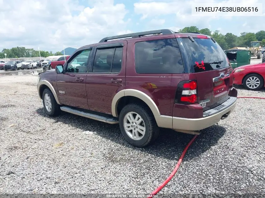 2008 Ford Explorer Eddie Bauer VIN: 1FMEU74E38UB06516 Lot: 42793755