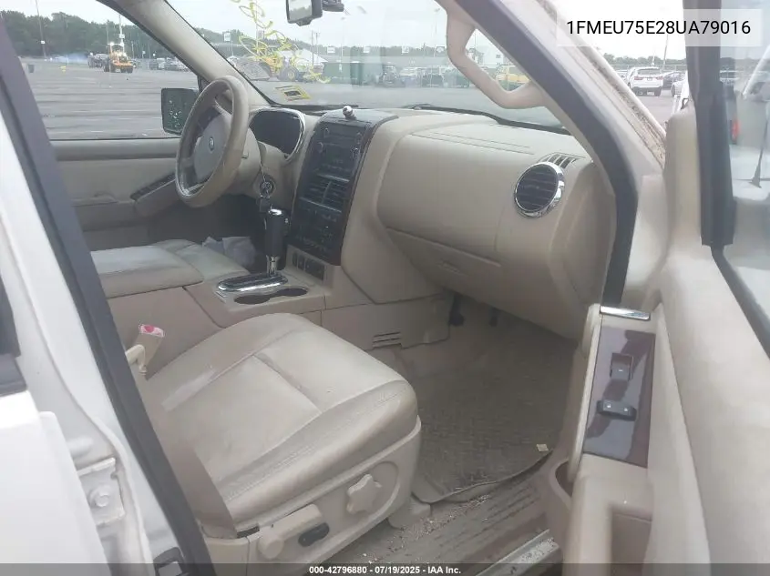 2008 Ford Explorer Limited VIN: 1FMEU75E28UA79016 Lot: 42796880